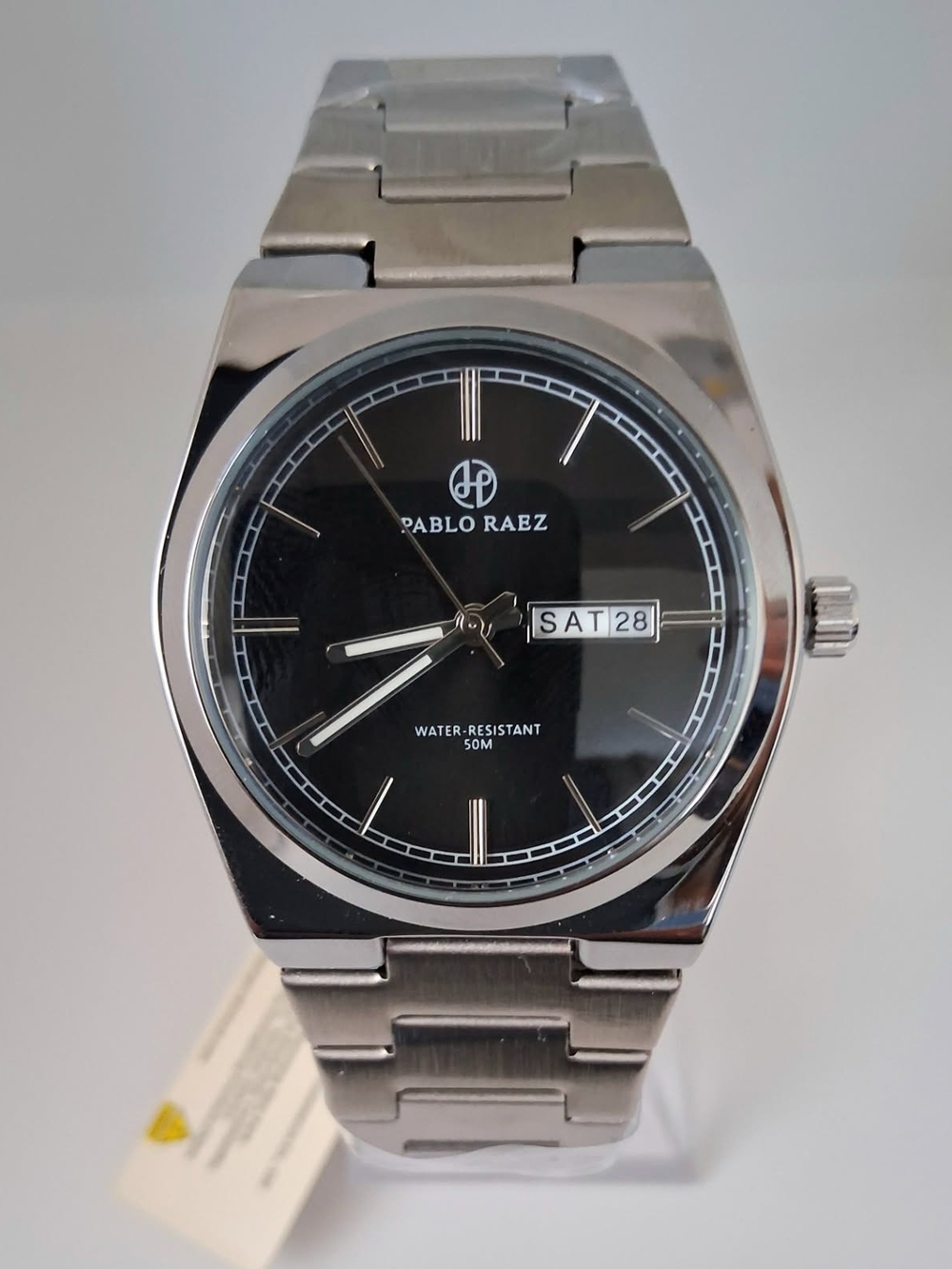 Men’s Stainless Steel Watch in Black